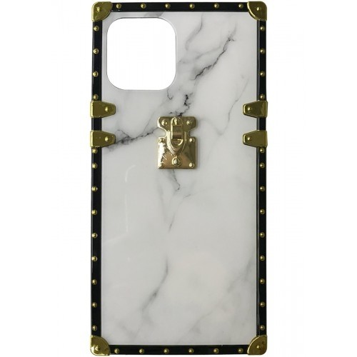 iPhone 11 Marbiling Case White